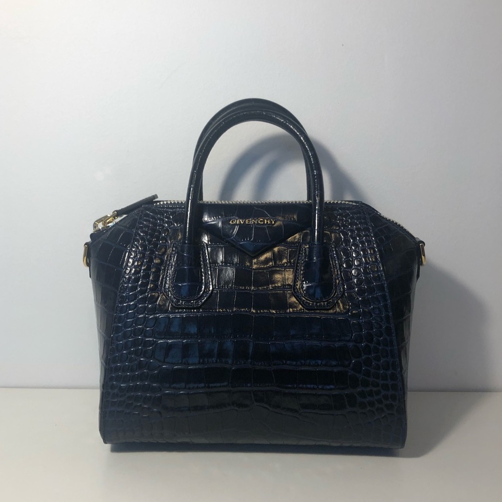 Givenchy Small Antigona Croc Embossed Purse - Picture 10 of 16